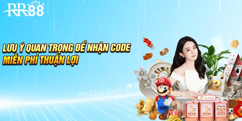 Các bước nhận code miễn phí - dễ dàng cá cược tại RR88 uy tín